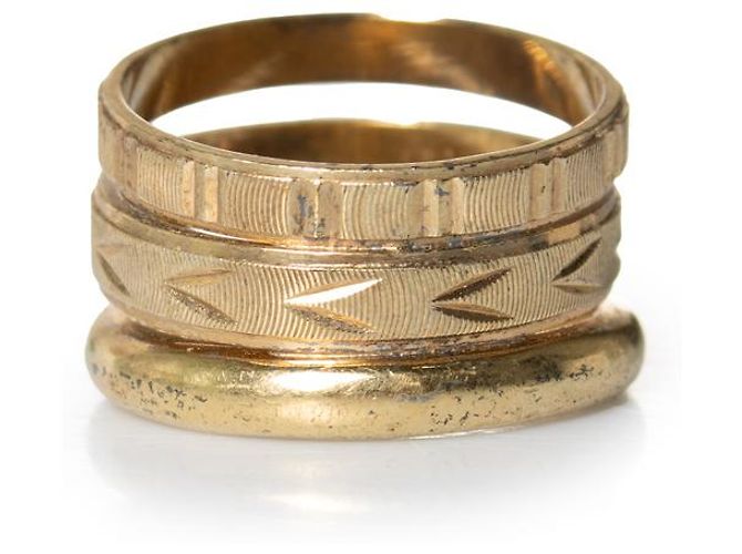 Autre Marque Goldfarbener Ring Maison Margiela Golden - Ansicht 3