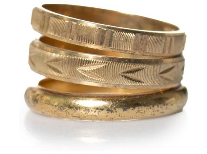 Autre Marque Goldfarbener Ring Maison Margiela Golden - Ansicht 4