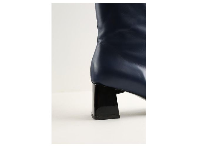 Carel Botas de couro azul - vista 3