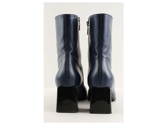 Carel Botas de couro azul - vista 5