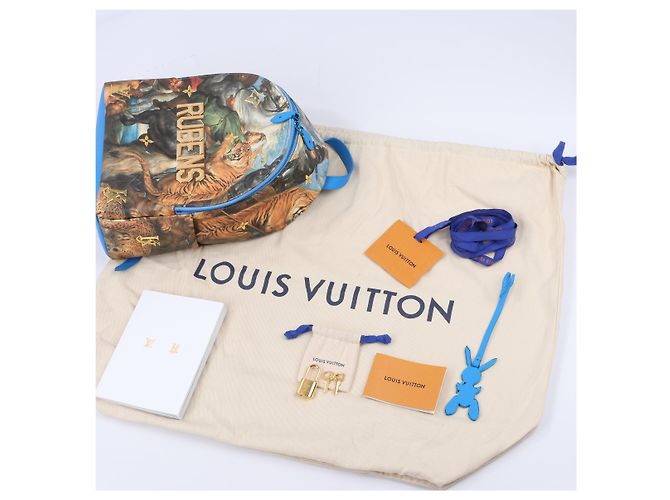 Zaino Palm Springs Louis Vuitton Masters Rubens Multicolore - vista 16