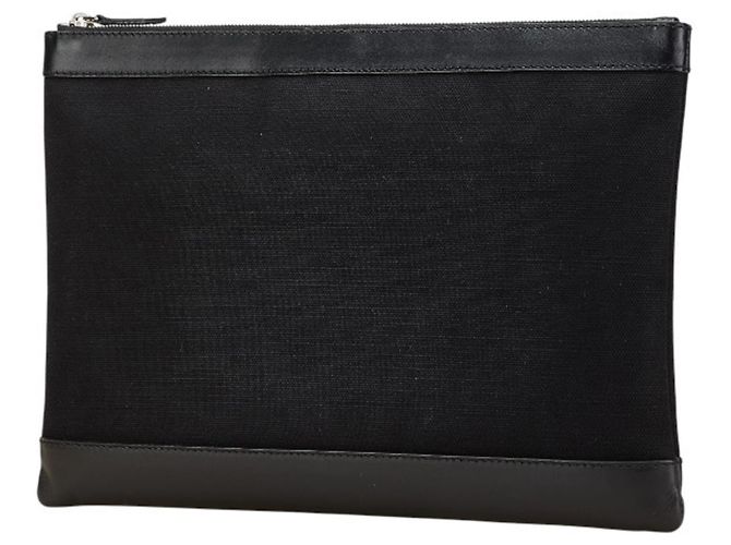 Borsa Clutch Balenciaga Navy Clip L Nero - vista 2