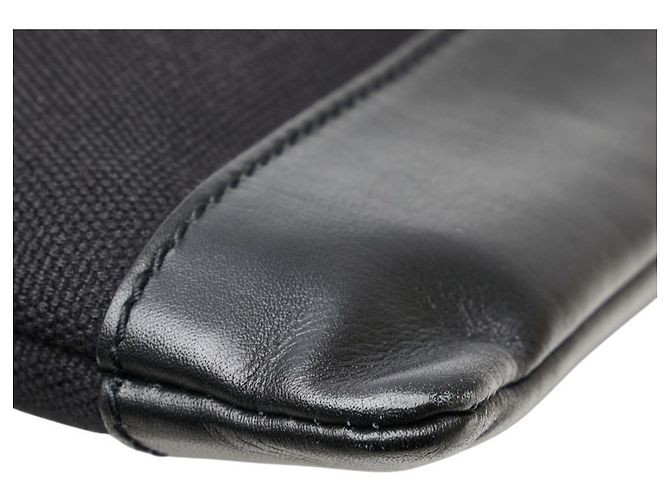 Borsa Clutch Balenciaga Navy Clip L Nero - vista 4
