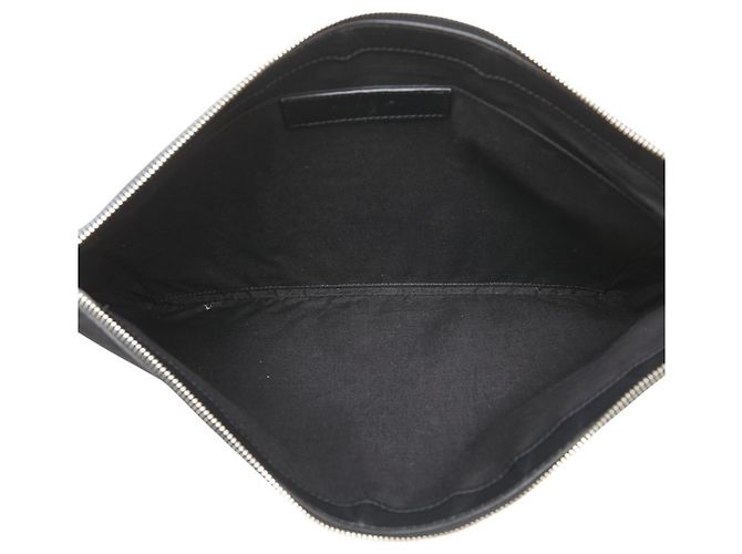Borsa Clutch Balenciaga Navy Clip L Nero - vista 6