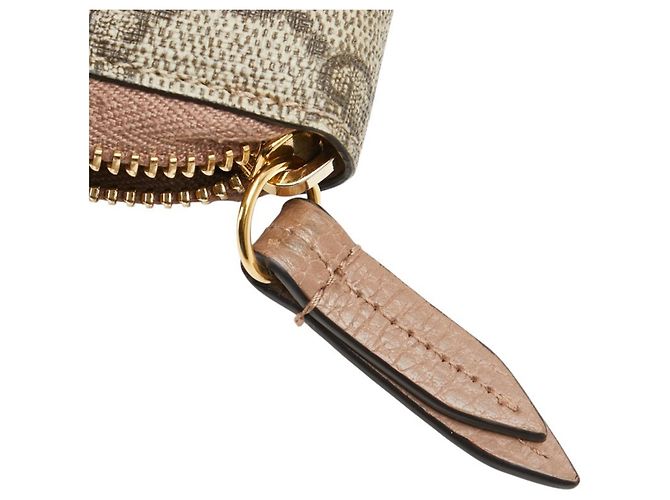 Portafoglio lungo con zip Gucci GG Marmont Beige - vista 5