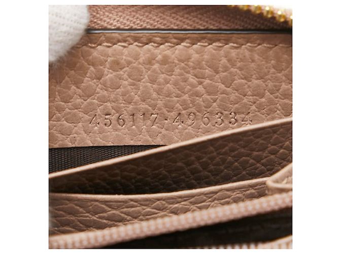 Portafoglio lungo con zip Gucci GG Marmont Beige - vista 9