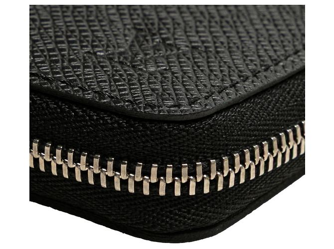 Porta-moedas Zippy em Taiga Louis Vuitton Preto Cinza - vista 4
