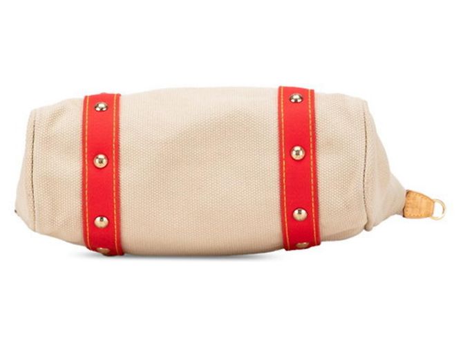 Louis Vuitton Antigua Cabas MM Tasche Rot Beige - Ansicht 3