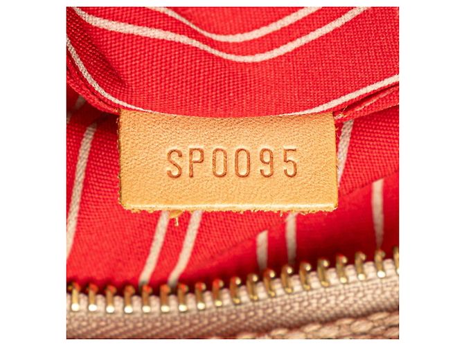 Louis Vuitton Antigua Cabas MM Tasche Rot Beige - Ansicht 9