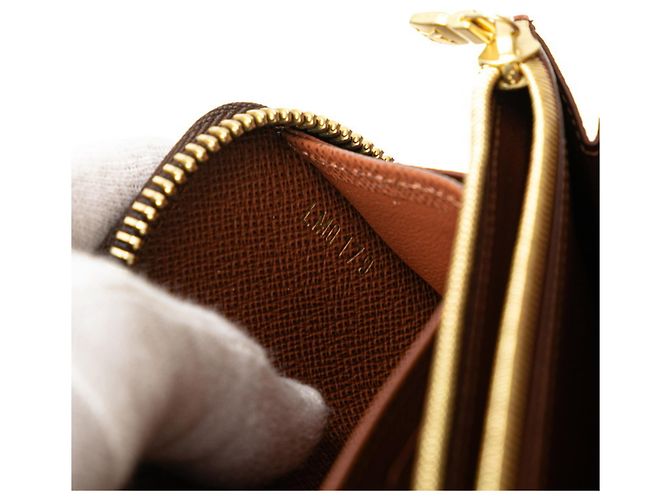 Cartera Zippy Monogram Louis Vuitton Castaño - vista 10