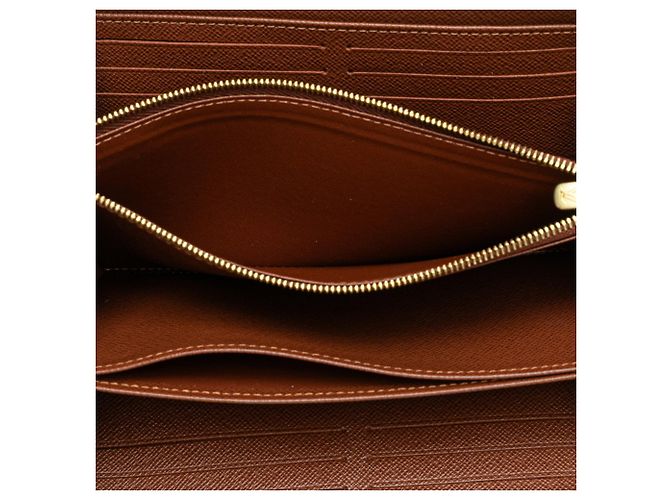 Cartera Zippy Monogram Louis Vuitton Castaño - vista 7