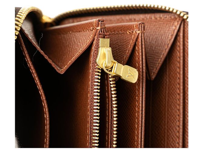 Cartera Zippy Monogram Louis Vuitton Castaño - vista 8
