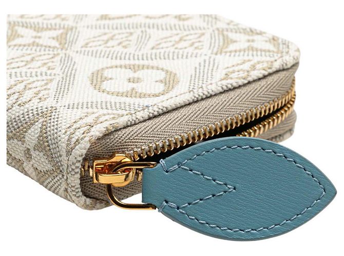 Monedero Zippy Monogram Louis Vuitton Blanco Beige - vista 6