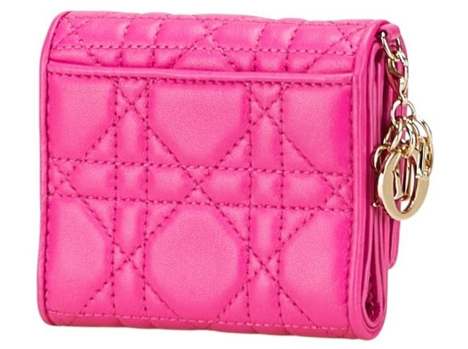Cartera Lady Lotus Cannage de Christian Dior Rosa - vista 2