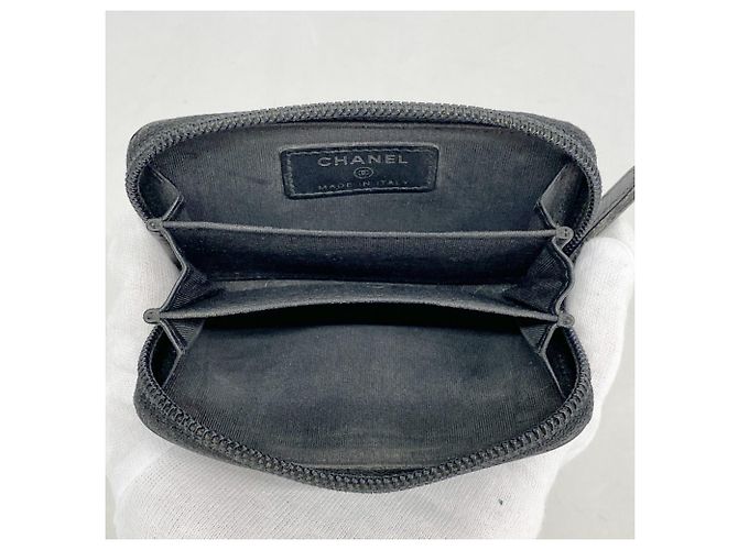 Boy Monedero de cuero negro Chanel - vista 3