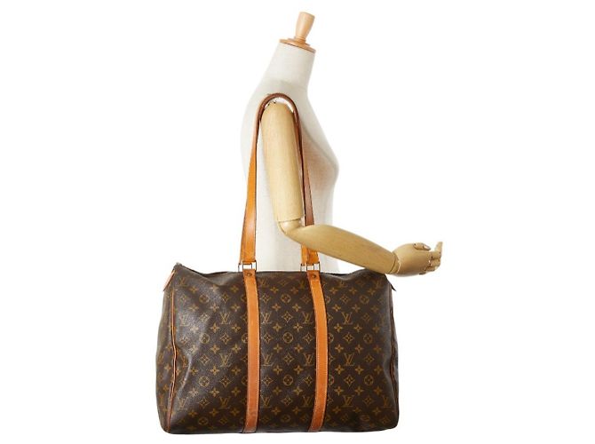 Borsa Boston/spalla Flanery 45 Monogramma Louis Vuitton Marrone - vista 13