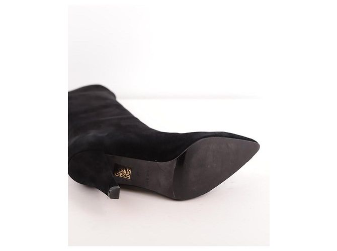 Anine Bing Botas de ante negras - vista 5
