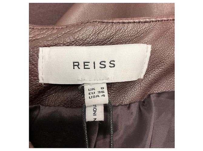 Saia lápis de couro Reagan Berry da Reiss - vista 4