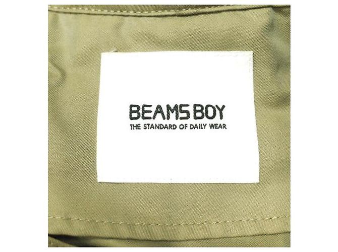 Autre Marque Abrigo de twill chambray BEAMS BOY Verde Caqui - vista 4