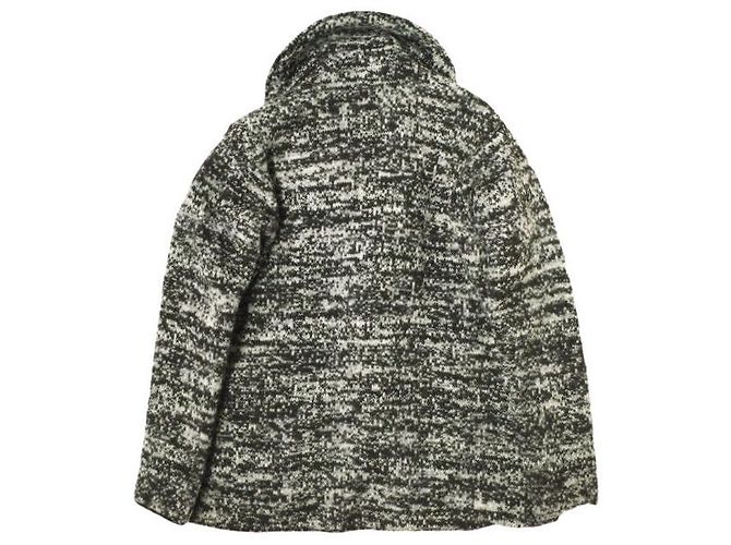 Autre Marque FWK by ENGINEERED GARMENTS Shawl Collar Knit Jacket Wool Blend Outerwear Grey - view 2