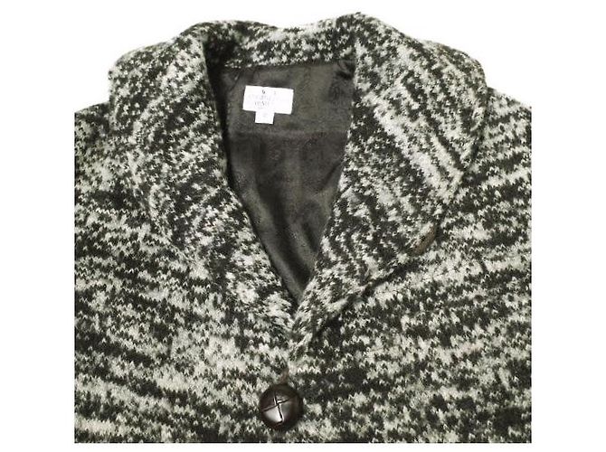Autre Marque FWK by ENGINEERED GARMENTS Shawl Collar Knit Jacket Wool Blend Outerwear Grey - view 4