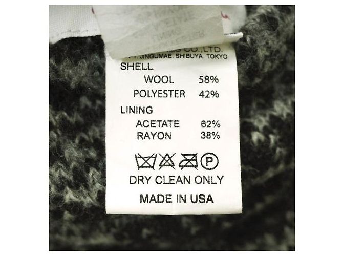 Autre Marque FWK by ENGINEERED GARMENTS Shawl Collar Knit Jacket Wool Blend Outerwear Grey - view 7