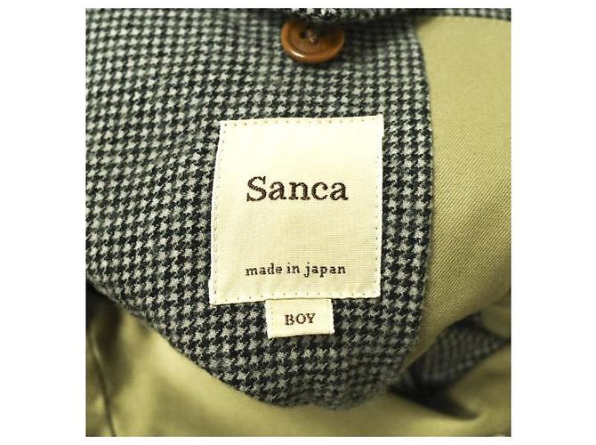 Autre Marque Abrigo de sarga de algodón Sanca × BEAMS BOY Beige - vista 6