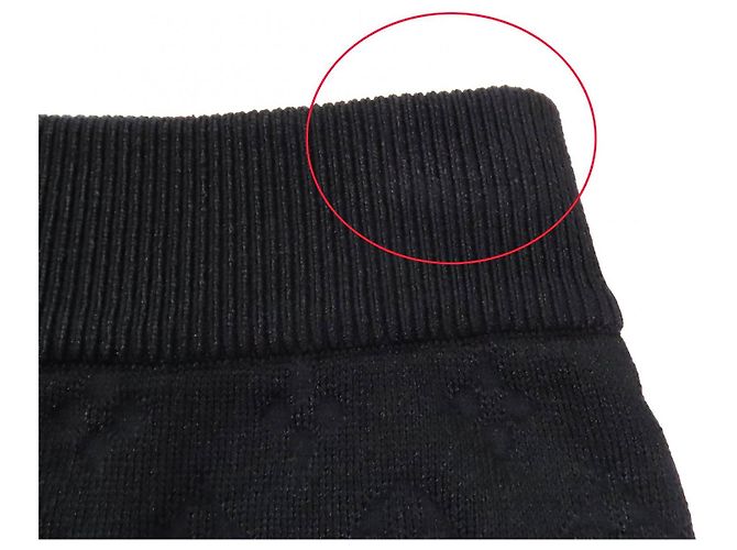Seidenrock mit Monogramm von Louis Vuitton Schwarz - Ansicht 12