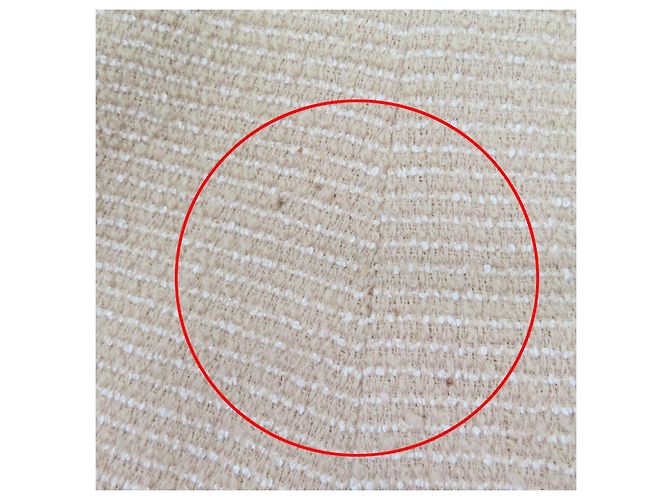 Conjunto de tweed de dos piezas COCO Mark de Chanel Beige - vista 13