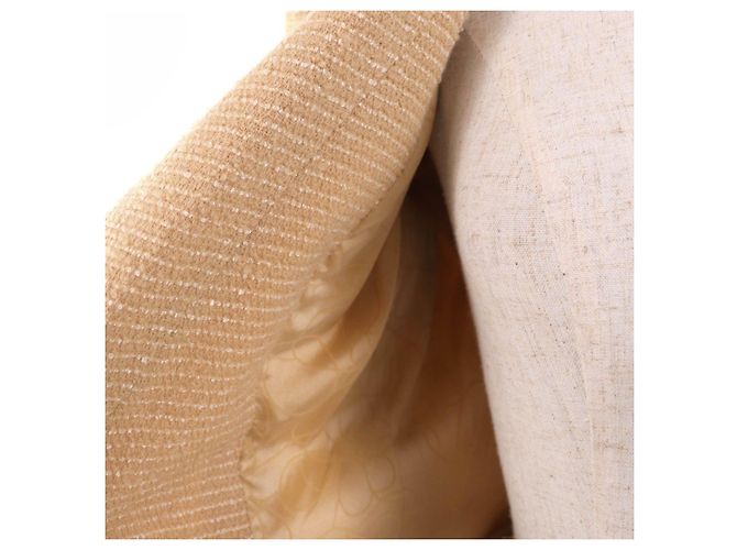 Conjunto de tweed de dos piezas COCO Mark de Chanel Beige - vista 5