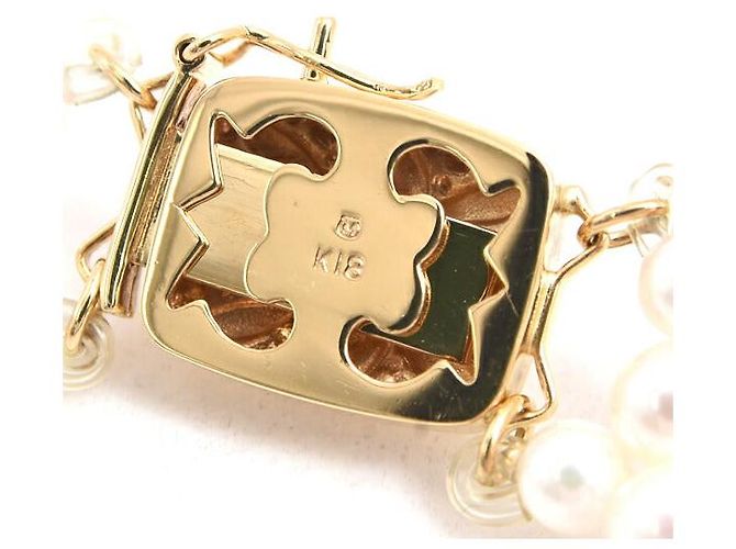 Collana di Perle MIKIMOTO Au750 D'oro - vista 5