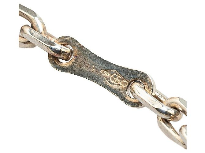 Hermès Apple Metall Leder Charm Silber Rot - Ansicht 3