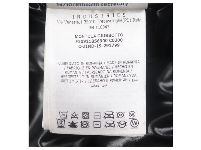 Chaqueta de plumas de nylon Montcla de Moncler Negro - vista 9
