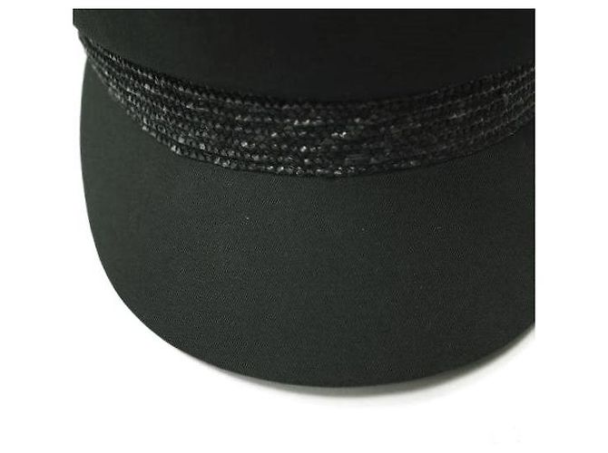 Autre Marque Chapéu de algodão TAH marin Preto - vista 5