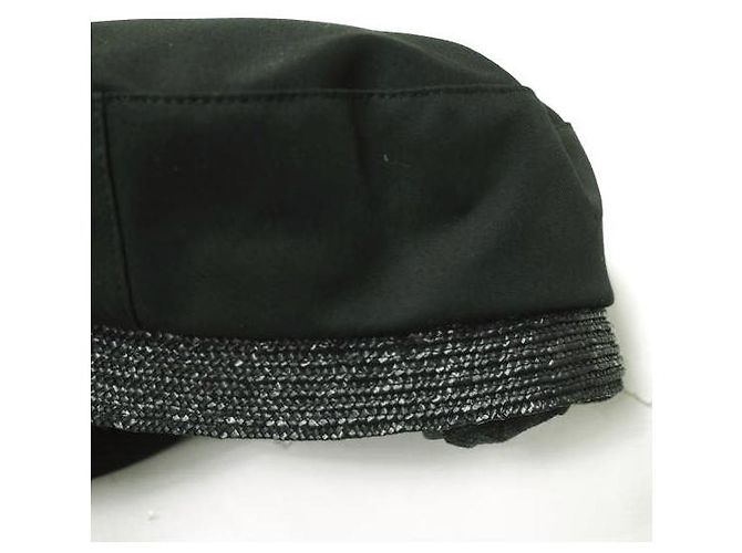 Autre Marque Chapéu de algodão TAH marin Preto - vista 7