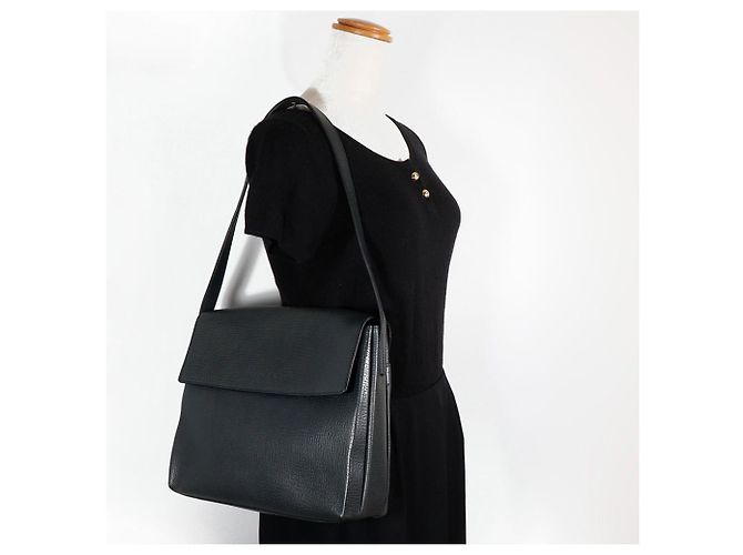 Borsa a spalla in pelle Loewe a spalla singola Grigio - vista 17
