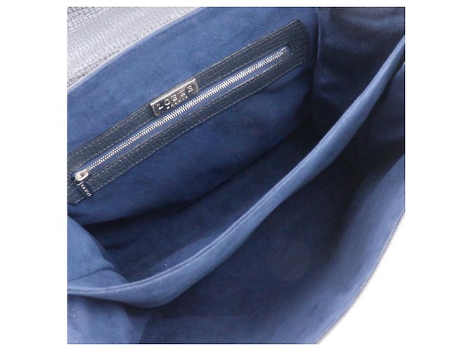 Borsa a spalla in pelle Loewe a spalla singola Grigio - vista 8