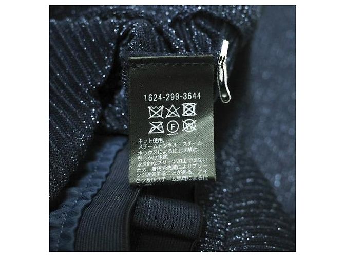 Autre Marque Falda larga plisada de poliéster H BEAUTY&YOUTH Azul Azul marino - vista 10