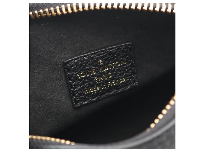 Bolsa de mão Nano Speedy Monogram Empreinte Louis Vuitton Preto - vista 4