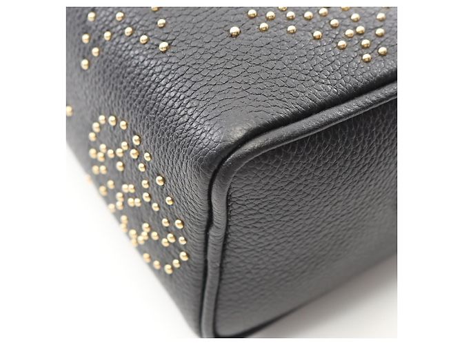 Bolsa de mão Nano Speedy Monogram Empreinte Louis Vuitton Preto - vista 6