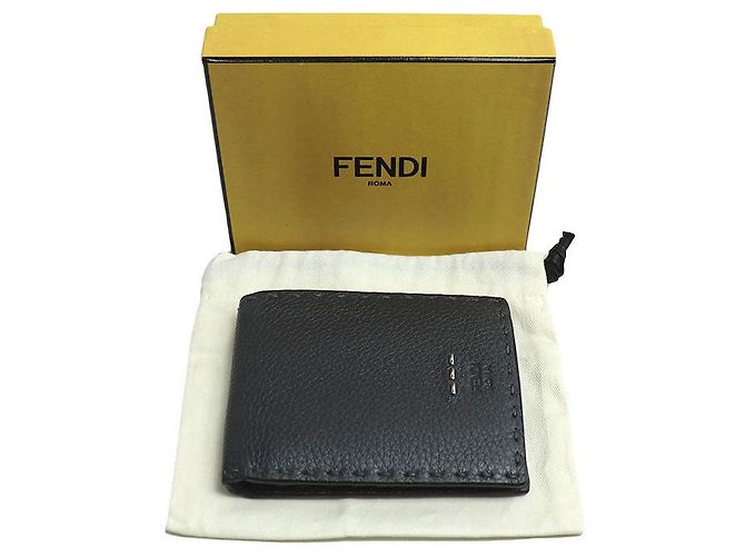 Billetera bifold de cuero Selleria de Fendi - vista 9