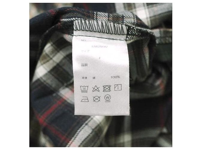 Autre Marque Gracias CHEMISETAS DE CUELLO ABIERTO A CUADROS Camisa de algodón (Limitada) Negro - vista 8