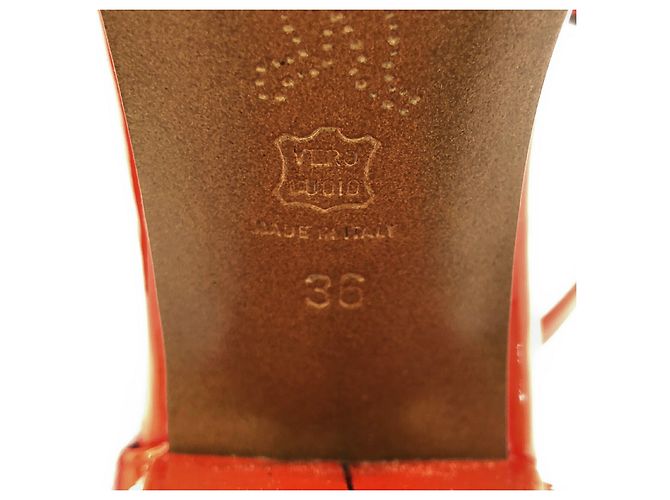 Marni Lackleder Pumps Orange - Ansicht 5