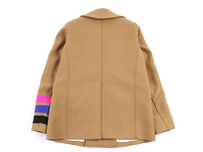 Autre Marque Cappotto in Lana Doppiopetto DSQUARED2 Beige - vista 4
