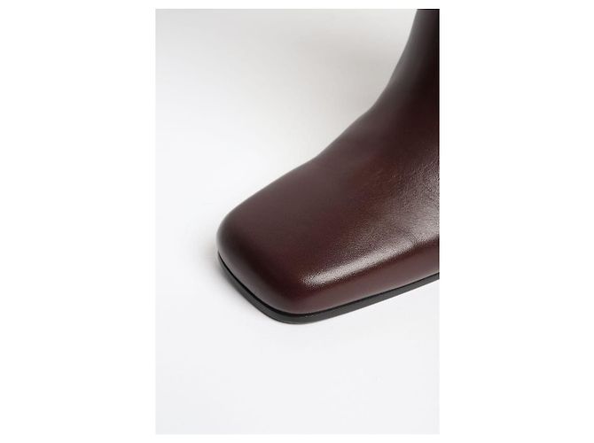 Longchamp La Cavalière oxblood knee high leather boots high leather boots - size EU 39 - view 6