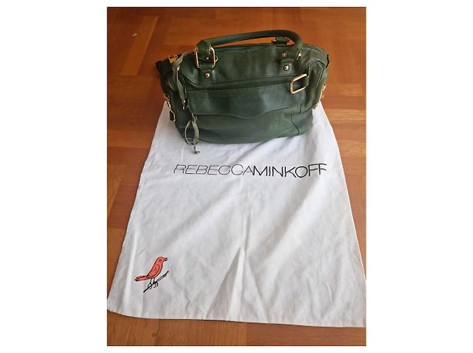 Bolsa de mão Rebecca Minkoff em couro verde - vista 11