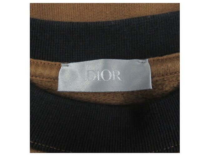 Baumwoll-Sweatshirt Dior×Denim Tears Braun - Ansicht 5
