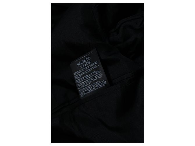Schwarze Smokingjacke von Saint Laurent mit Satinrevers - Ansicht 9