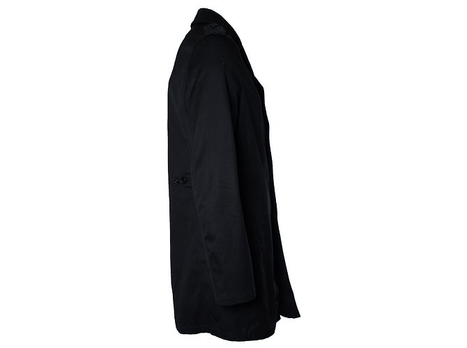 Trench coat de mezcla de algodón negro Saint Laurent 2019 - vista 3