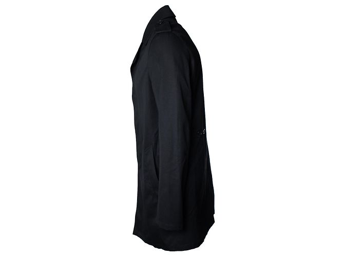 Trench coat de mezcla de algodón negro Saint Laurent 2019 - vista 4